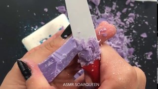 Hard Soap/ Recycling into balls/ Water spraying sound ASMR/Satisfying video