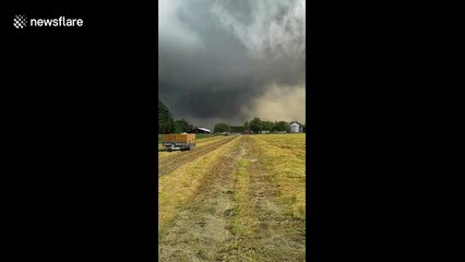 Tornado rips through New Zealand's South Island