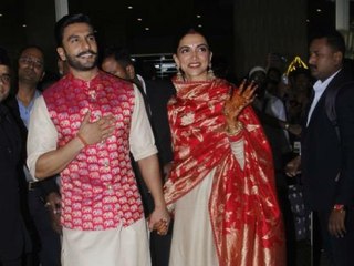 RANVEER AND DEEPIKA with FAMILY ARRIVED MUMBAI AFTER MARRIAGE FULL VIDEO | FilmiBeat