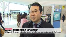 S. Korean, U.S. nuclear envoys set to fine-tune new working group in Washington