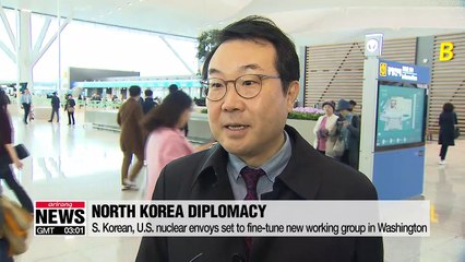S. Korean, U.S. nuclear envoys set to fine-tune new working group in Washington