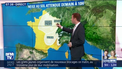 Où pourrait-il neiger ce mardi ? 