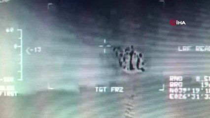 Ege'de Mahsur Kalan Mülteciler Kamerada