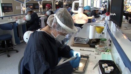 Geleceğin diş hekimleri bu laboratuvarlarda yetişiyor