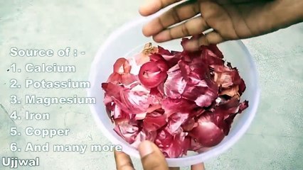 Use of onion peel for plants