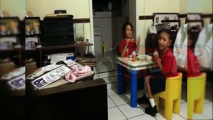 Demonio asusta a unas niñas