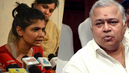 ராதா ரவி பற்றி பாடகி சின்மயி ட்வீட்- வீடியோ