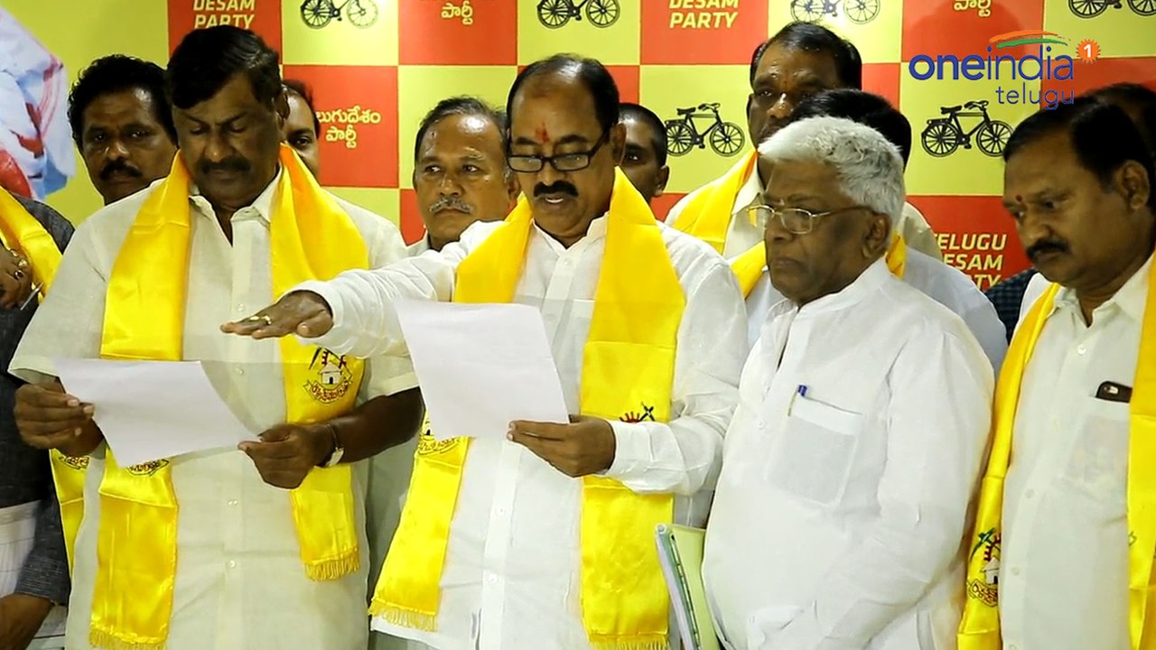 Telangana Elections 2018 : వ‌రంగ‌ల్ వెస్ట్ టిడిపి అభ్యర్ది గా రేవూరి ప్ర‌కాష్ రెడ్డి ప్రమాణ స్వీకారం
