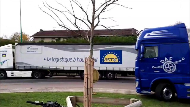 Près de 80 gilets jaunes au rond-point de l'Europe à Haudainville (55)