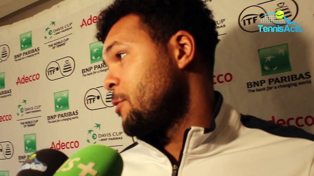 Coupe Davis 2018 - France-Croatie - Jo-Wilfried Tsonga : J'ai de l'expérience, je sais de quoi je suis capable ou pas !