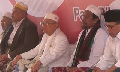 Kampanye, Ma'ruf Silaturahmi ke Ponpes An-Nawawi Tanara