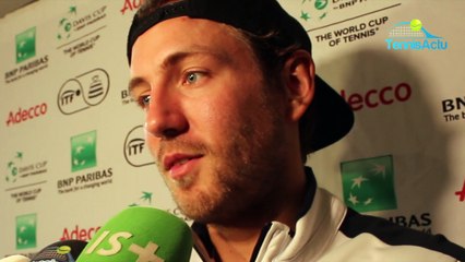 Coupe Davis 2018 - France-Croatie - Lucas Pouille : "Il reste plus qu'à la gagner cette finale"