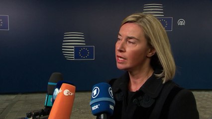 Mogherini: 'İran'ın davranışlarından kaynaklanan sorunları göz ardı etmiyoruz' - BRÜKSEL