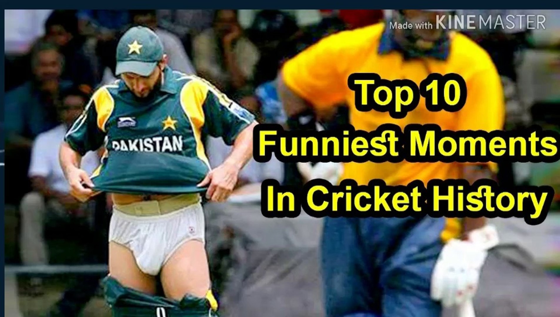 Top 10 Funniest Moments In Cricket History - video Dailymotion