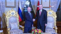 Cumhurbaşkanı Erdoğan, Rusya Devlet Başkanı Putin ile bir araya geldi