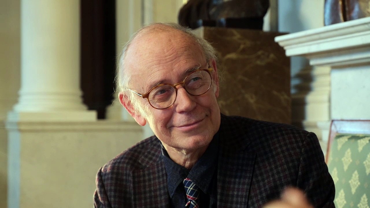 Remise pétition sur la réforme de l'orthographe à Jacques De Decker