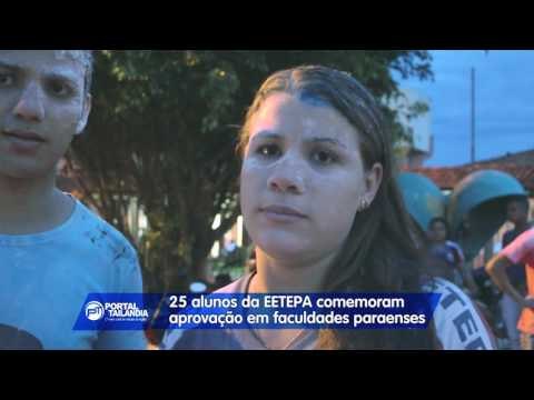 Alunos da EETEPA Tailândia comemoram aprovação em faculdades