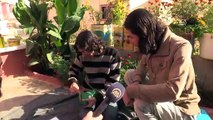 Suriyeli küçük ressam engelsiz hayat için yardım bekliyor (1) - İDLİB