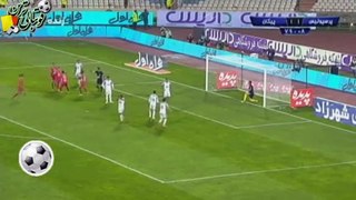 گل سوم بازی پرسپولیس و پیکان