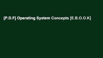 [P.D.F] Operating System Concepts [E.B.O.O.K]
