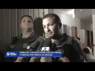 Polícia desmonta grupo responsável por tráfico de drogas