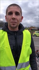 Cédric, gilet jaune à Sarreguemines, a été renversé par une voiture durant la mobilisation de samedi
