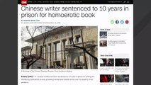 Writer In China Sentenced To 10 Years In Prison For Her Homoerotic Books