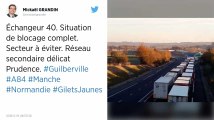 Gilets jaunes. Les blocages de Guilberville.