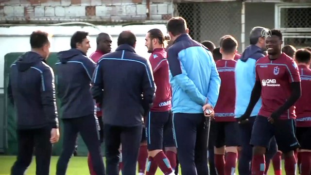 Trabzonspor, Fenerbahçe maçı hazırlıklarını sürdürdü - TRABZON
