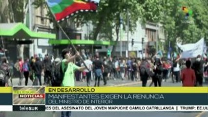 Exigen chilenos la renuncia del ministro de Interior Andrés Chadwick