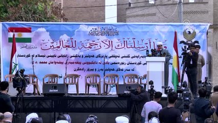 Irak'ta Mevlit Kandili İdrak Edildi