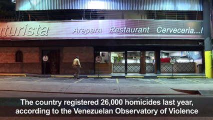 Surviving insecurity: empty streets in murder capital, Caracas