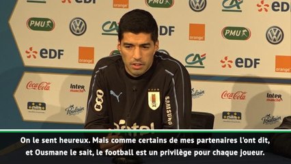 Amical - Suarez : ''Dembélé doit être plus concentré et responsable''
