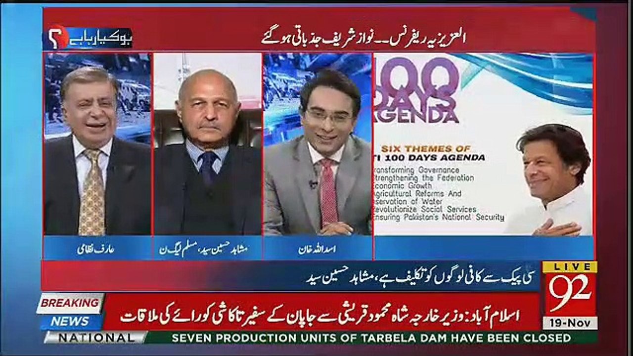 Mushahid Hussain Syed's Views About U Turn