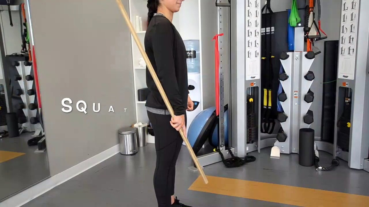 Ankle Sprain- Squat Clock Reaches