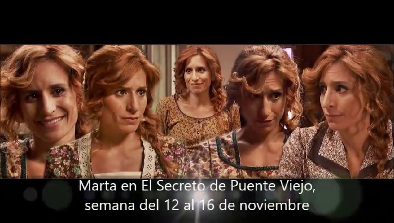 Marta en El Secreto de Puente Viejo, semana del 12 al 16 de noviembre, escenas capítulos 1950 a 1954
