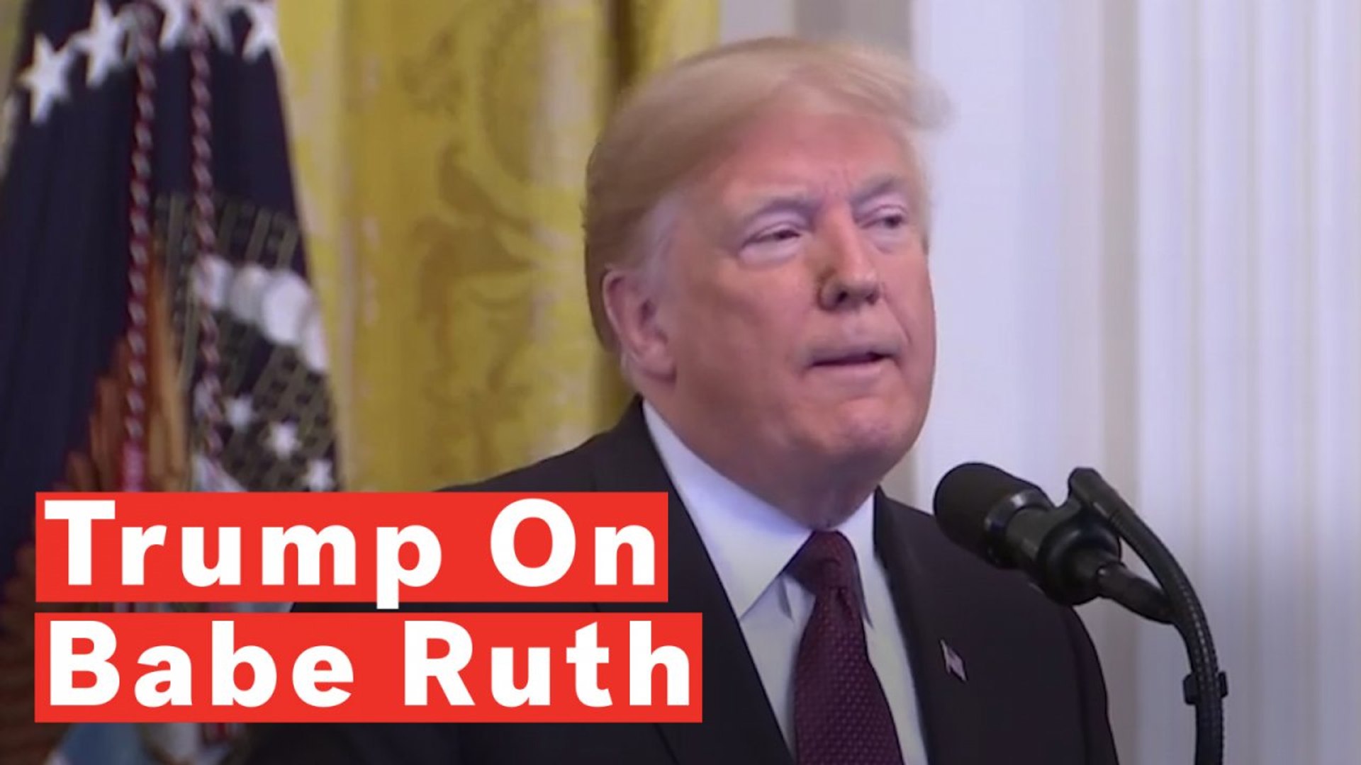 President Trump claims people 'don't know Babe Ruth was a pitcher