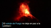 Nueva erupción de volcán de Fuego en Guatemala