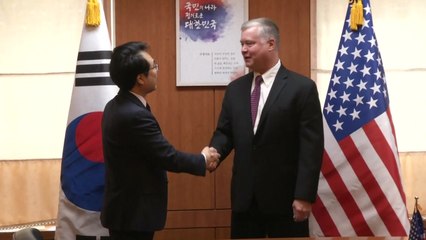 이도훈-비건 美서 회동...한미워킹그룹 내일 출범 / YTN