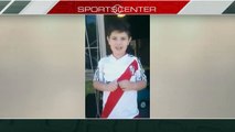 Pequeno adepto põe os brinquedos à venda para poder assistir ao River-Boca