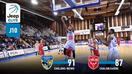 Jeep® ÉLITE : Châlons-Reims vs Chalon-sur-Saône (J10)