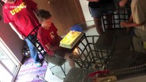 Little brother gets surprise visit on birthday