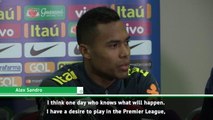 I have a desire to play in the Premier League - Alex Sandro