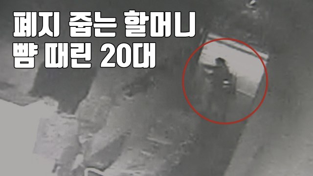 [자막뉴스] 폐지 줍는 할머니 뺨 때린 20대...고등학생들이 신고 / YTN