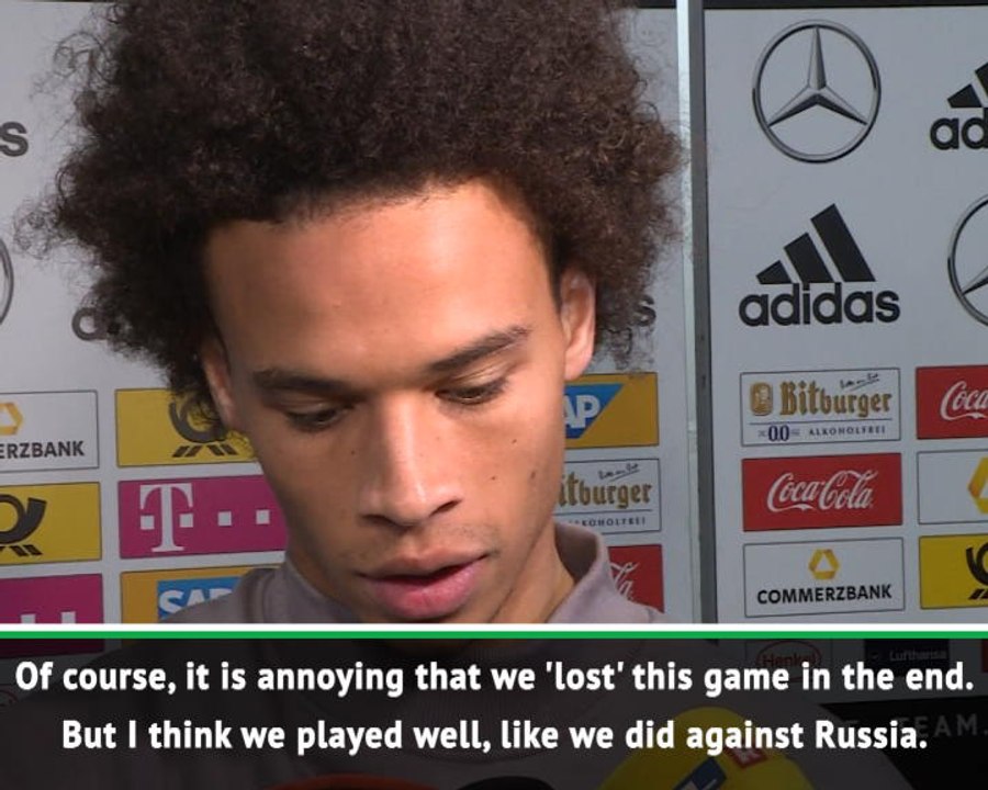 Germany will come back stronger after UEFA Nations League relegation - Sane