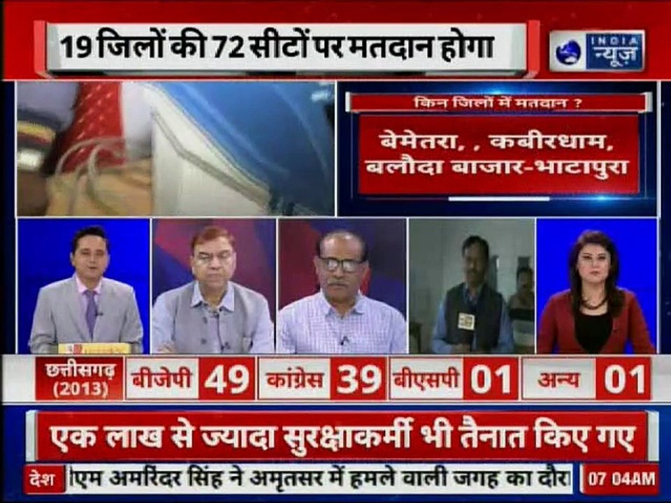 Chhattisgarh Assembly Elections 2018: छत्तीसगढ़ में आखिरी चरण की वोटिंग आज