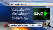 Earthquake in Baja California felt in Yuma