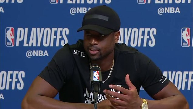 Dwyane Wade Postgame conference Sixers vs Heat Game 4 April 21, 2018 NBA Playoffs