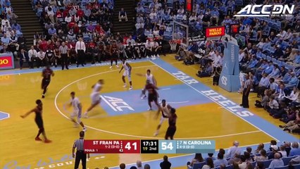 St. Francis (PA) vs. North Carolina Basketball Highlights (2018-19)