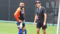 India vs Australia 2018-19 : Virat Kohli,Gil Christ Has Funny Talks On Feild During Practice